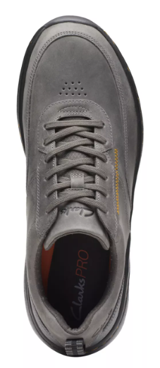 Clarks grey sneakers deals
