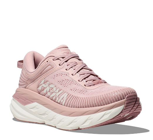 Hoka Bondi 7 Peach Whip White When The Shoe Fits