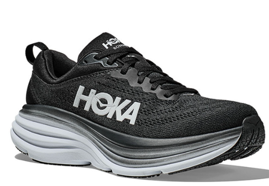 Hoka One One Bondi 8 Women s Black White When The Shoe Fits