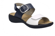 Romika Ibiza 12 - White/Dk Blue