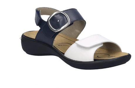 Romika Ibiza 12 - White/Dk Blue