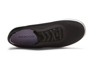 Aravon Pyper Knit Tie - Black