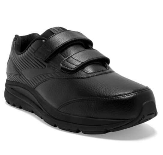 All black velcro shoes discount