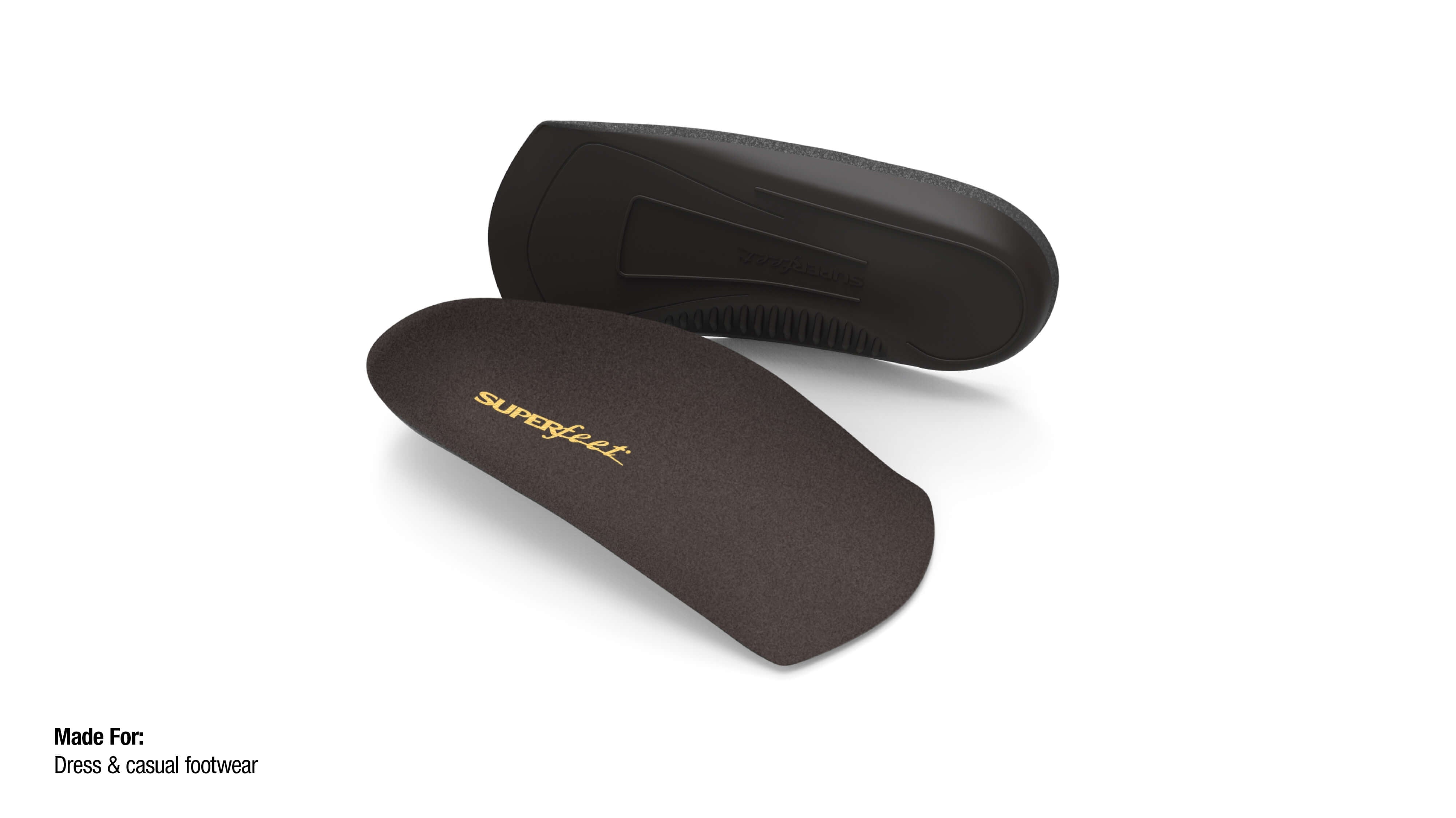 DELUX Dress Fit Men's 3/4 Insole | Superfeet DELUX Dress Fit Men's 3/4 Insole | Superfeet
