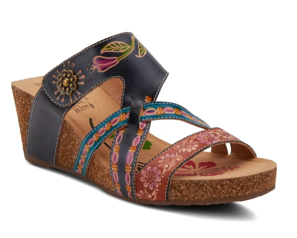 L'Artiste Swan - Navy Multi